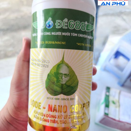 BODE - NANO COPPER 1L (Làm sạch giá thể nuôi lươn, phòng ngừa nấm, khuẩn gấy bệnh)