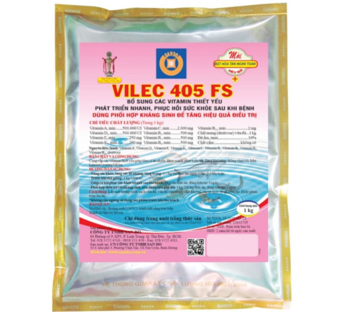 VITLEC 405 - Hổ trợ tạo trứng cho thủy sản đặc biệt cho lươn