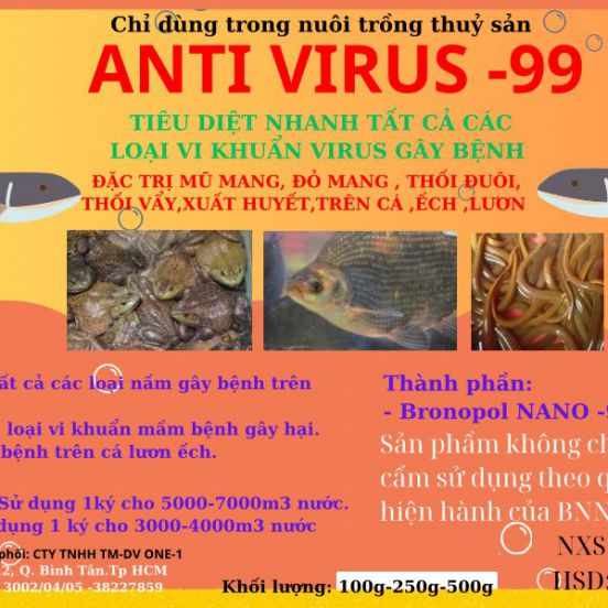 Anti Virus - chuyên trị nấm, ký sinh trùng