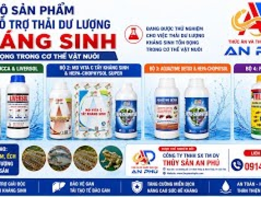 Các sản phẩm được dùng cho việc thử nghiệm thải kháng sinh cho lươn | 0914.292.736