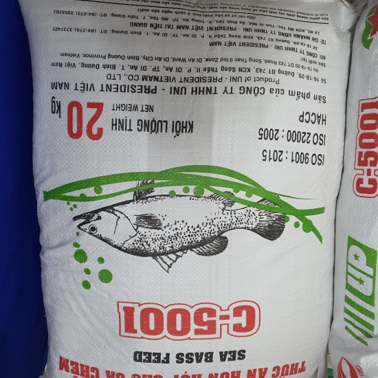 Thức ăn UP 44% đạm 5001 - cho lươn thương phẩm bao 20kg (1li)