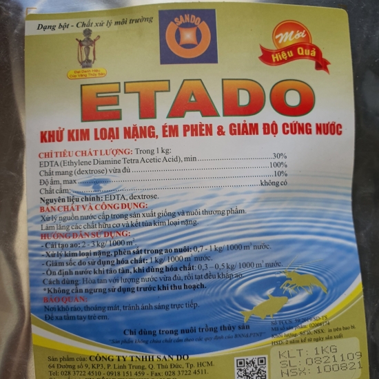 KHỬ KIM LOẠI NẶNG ETADO