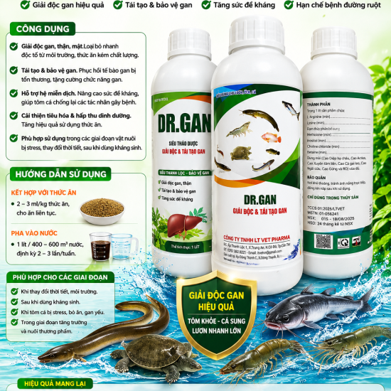  DR.GAN – SIÊU THẢO DƯỢC GIẢI ĐỘC & TÁI TẠO GAN