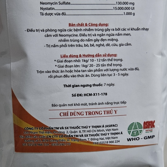 Nystaneo - Trị đẹn miệng