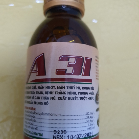 A31 - Phòng và trị bệnh lở loét, đỏ mình cho lươn