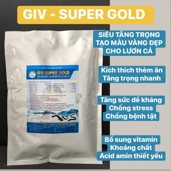 Tạo vàng cho lươn - Vàng từ trong thịt GÓI 1KG