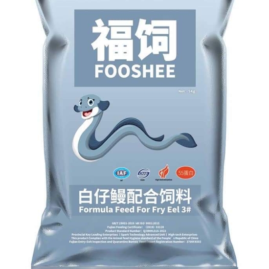 Thức ăn Fooshee cho lươn bột 55% đạm
