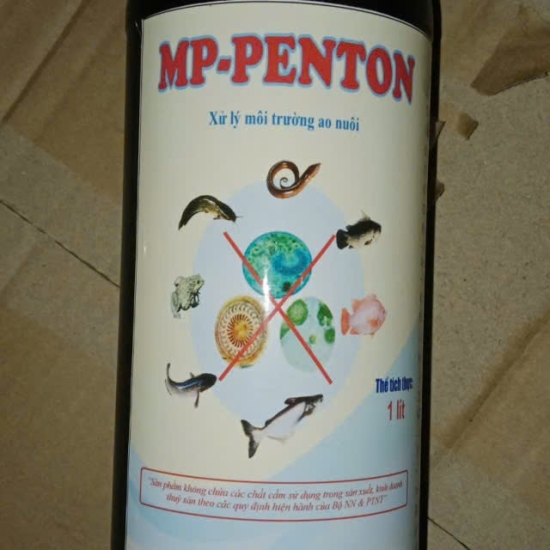 MP Penton - Thuốc trị phù đầu, đỏ mang, nấm mang, ghẻ lở hiệu quả cho lươn, cá